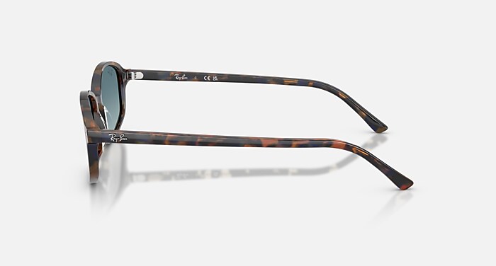 Ray-Ban Sunglasses Unisex Sam - Yellow & Blue Havana Frame Blue Lenses 54-19