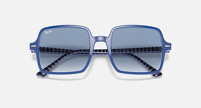 ★ ray2★ SQUARE II Sunglasses in Transparent Brown and Light Brown