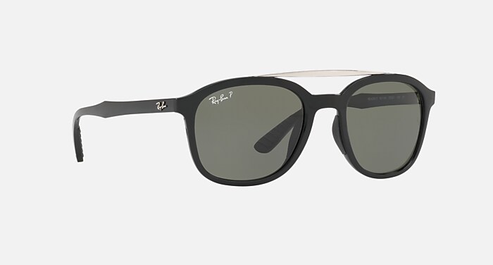 RB4290F Sunglasses in Black and G-15 Green Polarized - RB4290F