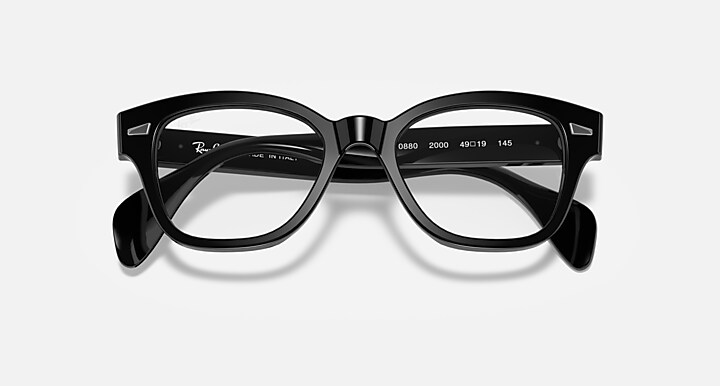Ray-Ban 0RX0880 RB0880 OPTICS 抛光 黑色 OPTICAL_Closed Front
