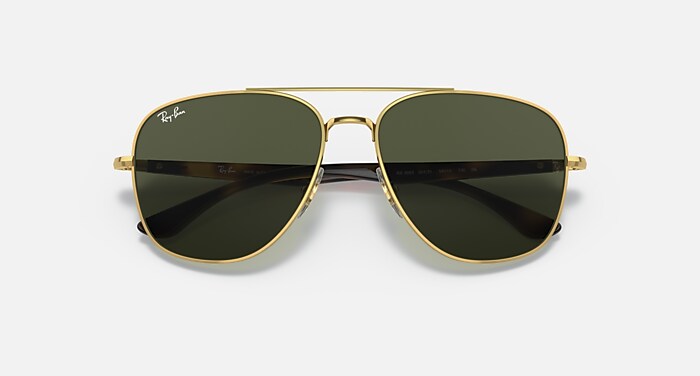 Ray-Ban Sunglasses Rb3683 Black Frame Green Lenses