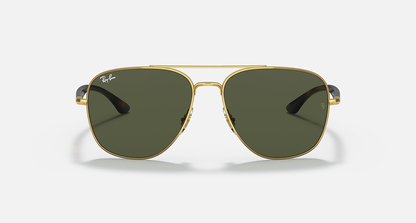 Ray-Ban Sunglasses Unisex Rb3683 - Havana Frame Green Lenses 59-15
