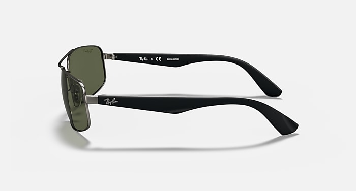 Ray-Ban Sunglasses Rb3527 Gunmetal Frame Green Lenses