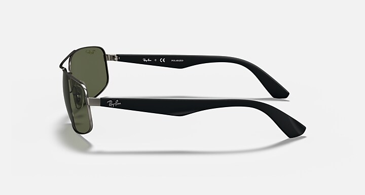 Ray-Ban Sunglasses Rb3527 Gunmetal Frame Green Lenses