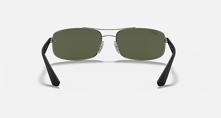 Ray-Ban Sunglasses Rb3527 Gunmetal Frame Green Lenses