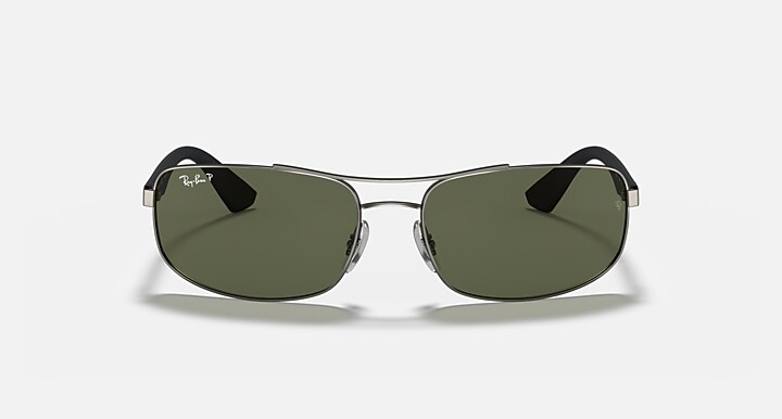 Ray-Ban Sunglasses Rb3527 Gunmetal Frame Green Lenses