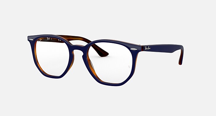 RB7151F HEXAGONAL OPTICS Eyeglasses with Blue Frame - RB7151F