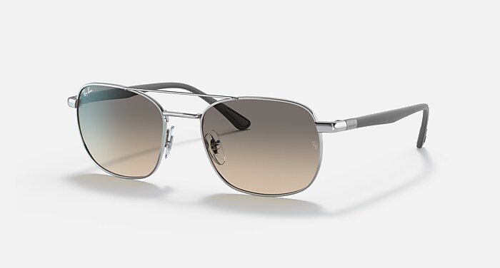 RB36 RB3670 Sunglasses in Silver and Light Grey Gradient - RB3670