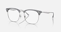 RayBan 透明灰色搭银色; 银色 null