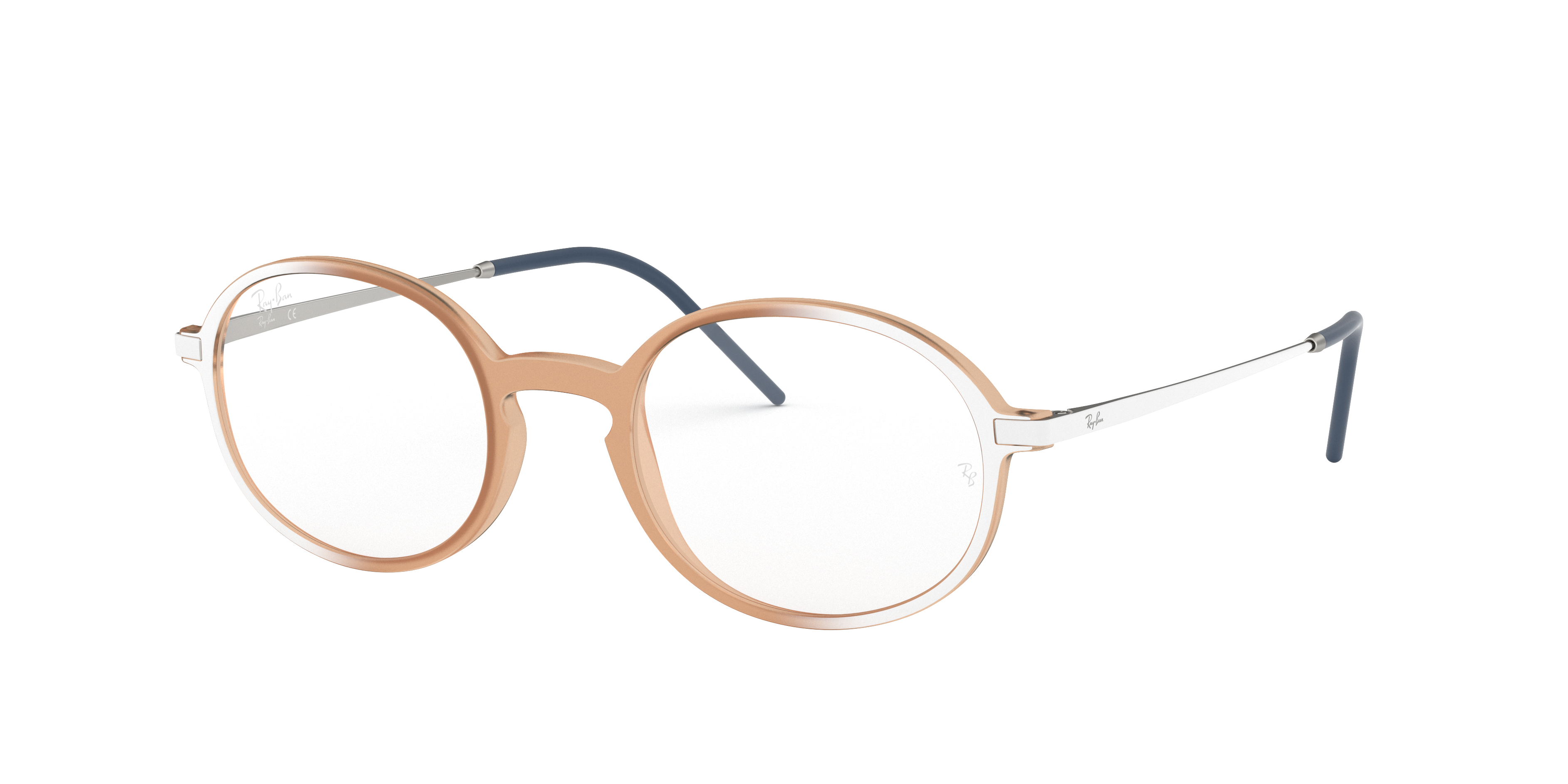 RB7153 OPTICS Matte Pink Frame Clear Lenses 50-21