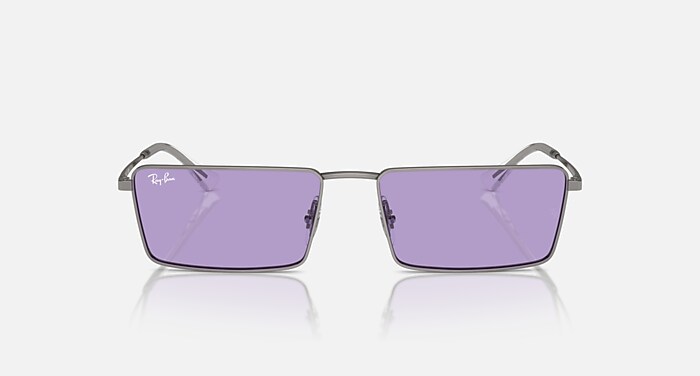 EMY BIO-BASED Sunglasses in Gunmetal and Violet - RB3741 | Ray-Ban® US