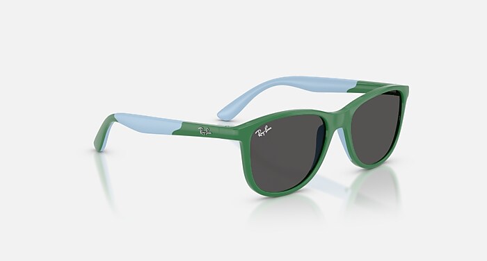 RB9077S KIDS BIO-BASED Sunglasses in Green On Rubber Light