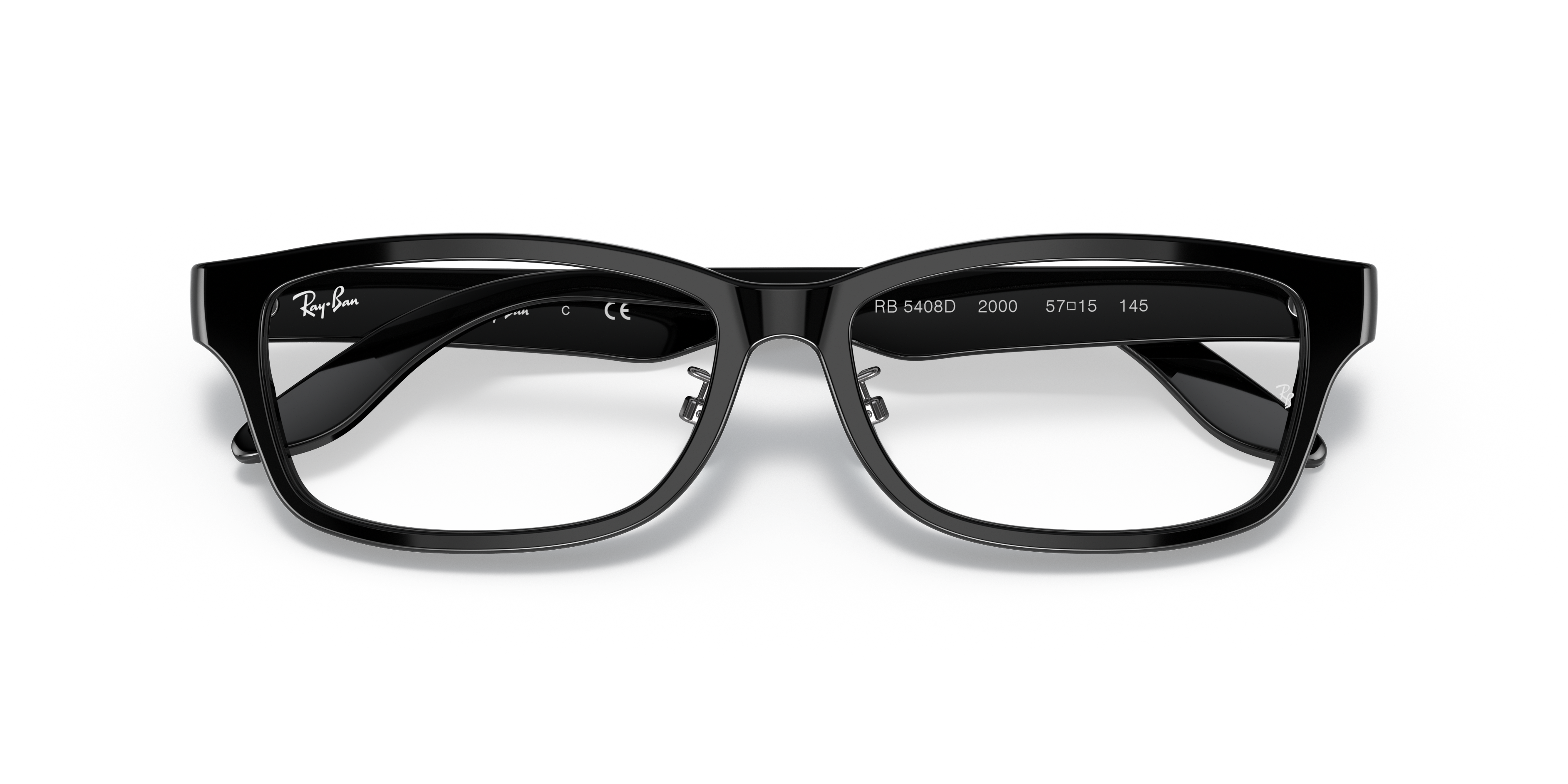 ブルーライトカットダテメガネ Ray-Ban RX5408D 2012（サイズ57） UVカット・PC・スマホ レイバン レイバン公式ストア Ray-Ban® RB5408 OPTICS メガネ | ブラック