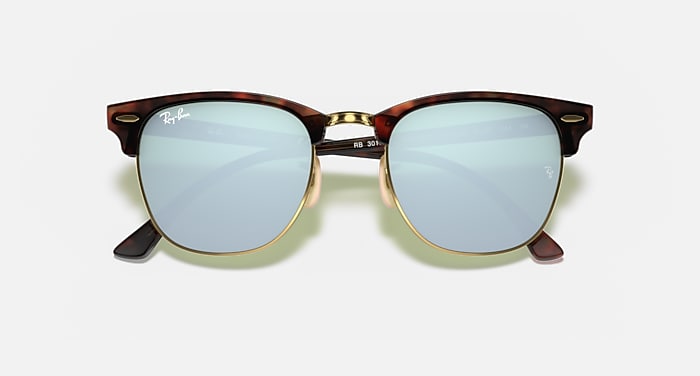 Eye Glasses Silver Clubmaster Sunglasses CLUBMASTER FLASH LENSES