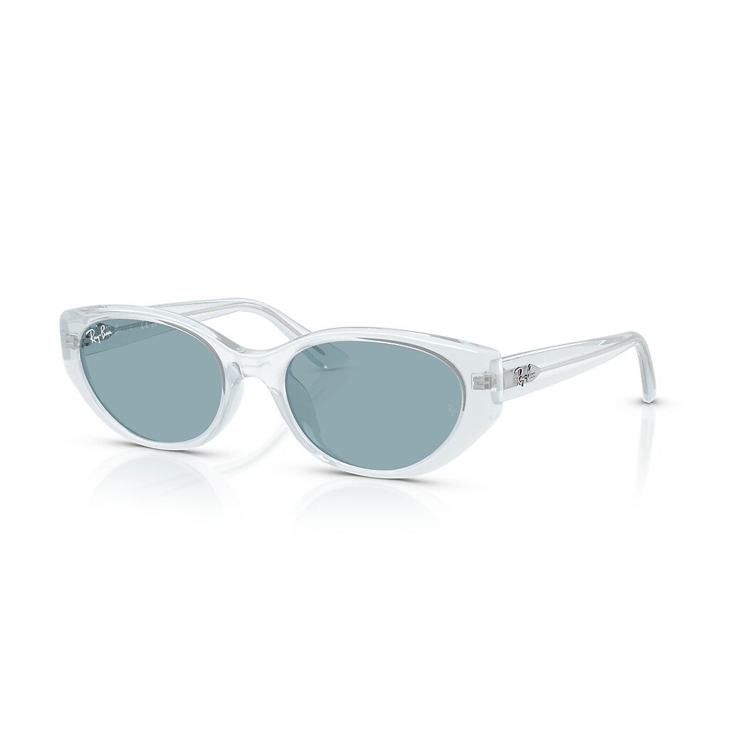 RB4457D BIO-BASED Sunglasses in Transparent Ice and Blue - RB4457D