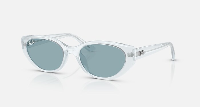 RB4457D BIO-BASED Sunglasses in Transparent Ice and Blue - RB4457D