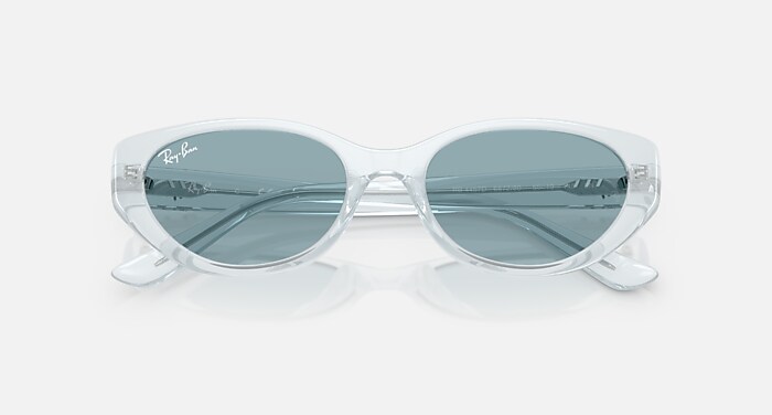RB4457D BIO-BASED Sunglasses in Transparent Ice and Blue - RB4457D