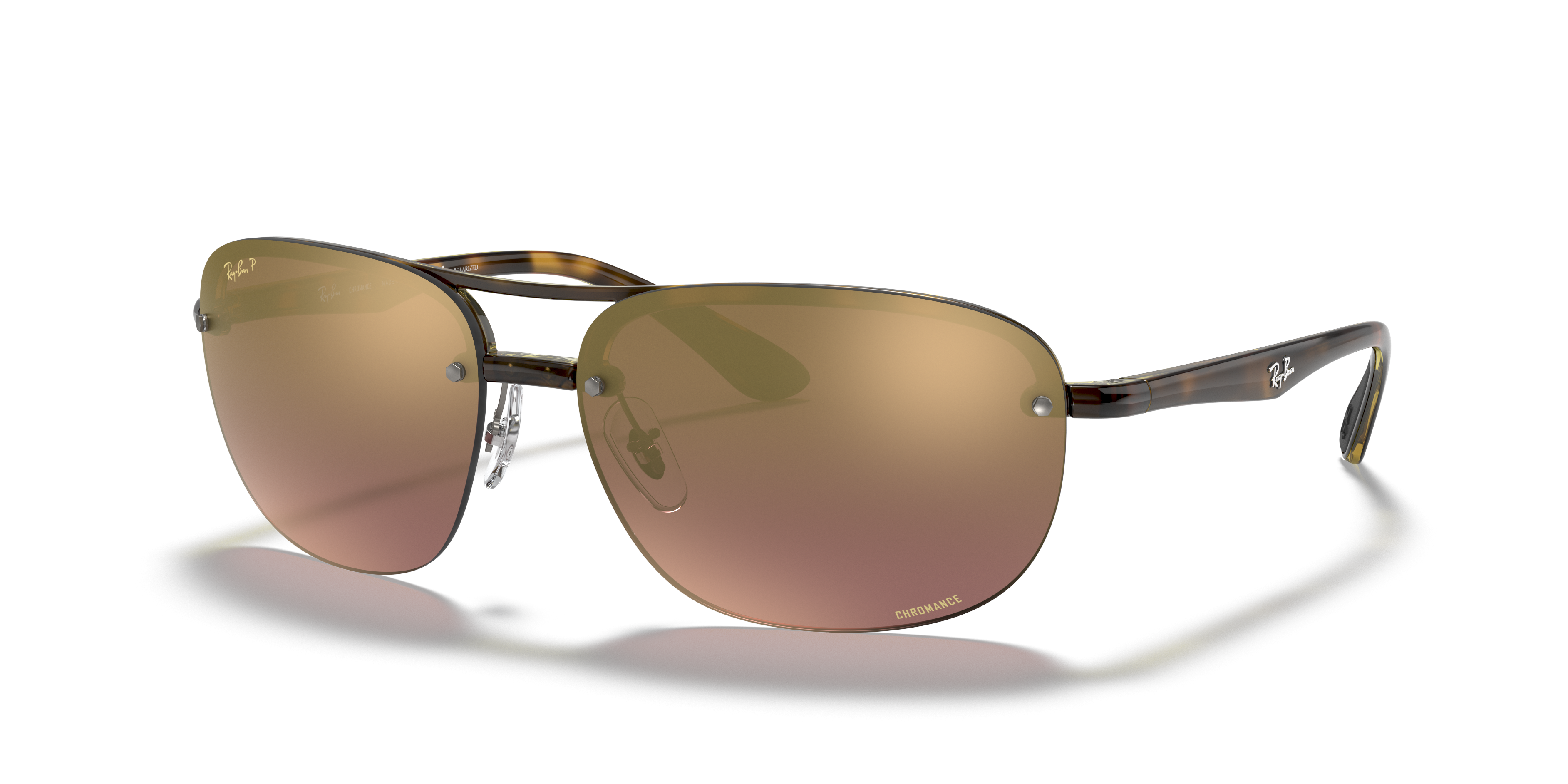 RB4275CH CHROMANCE Sunglasses in Light Havana and Purple - RB4275CH | Ray- Ban®