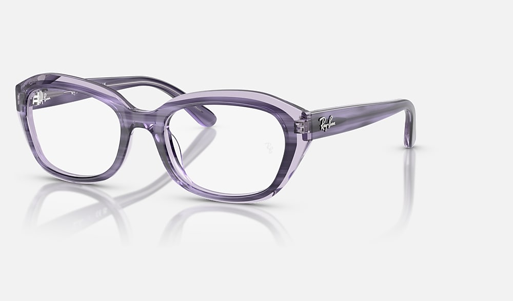 RB1636 OPTICS KIDS Eyeglasses with Striped Violet On