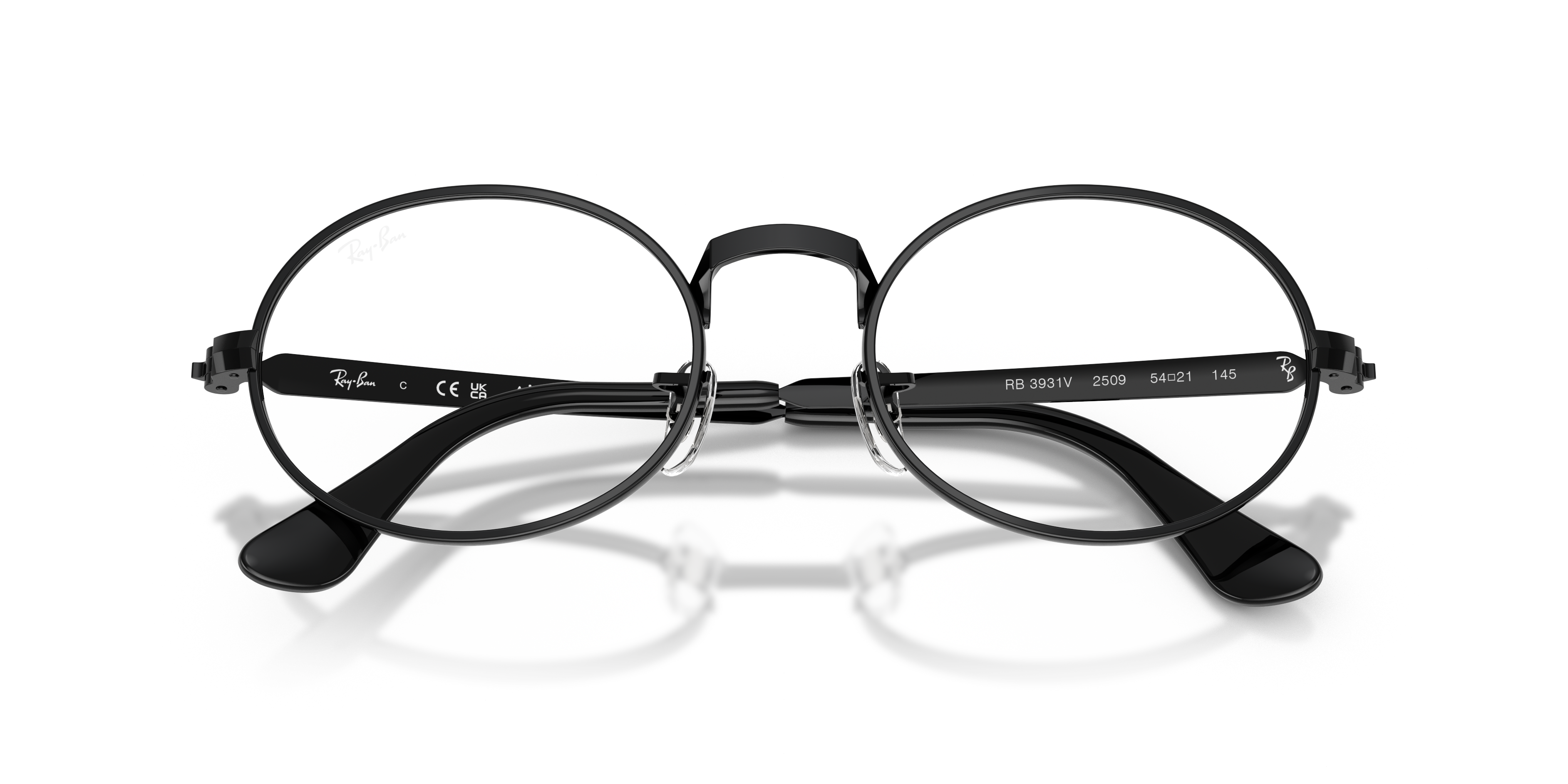 Ray-Ban Rb3931v Optics By Aap Rocky Eyeglasses Black Frame Clear Lenses Polarized 54-21 222$