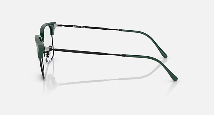 Ray-Ban Eyeglasses Unisex New Clubmaster Optics Prescription - Gunmetal Frame Demo Lens Lenses 51-20 Polarized
