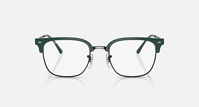 Ray-Ban Eyeglasses Unisex New Clubmaster Optics Prescription - Gunmetal Frame Demo Lens Lenses 51-20 Polarized