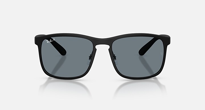 Ray-Ban Sunglasses Man Rb4264ch Chromance - Matte Black Frame Blue Lenses 58-18 Polarized