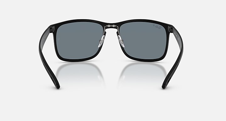 Ray-Ban Sunglasses Man Rb4264ch Chromance - Matte Black Frame Blue Lenses 58-18 Polarized