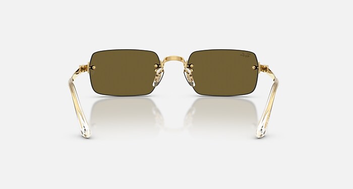 RB3928 BY A$AP ROCKY Sunglasses in Arista Gold and Dark Brown