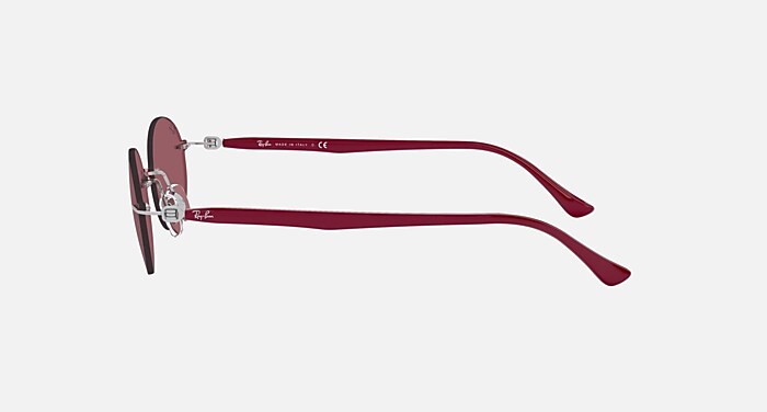 RB8060 Sunglasses in Silver and Dark Violet - RB8060 | Ray-Ban®