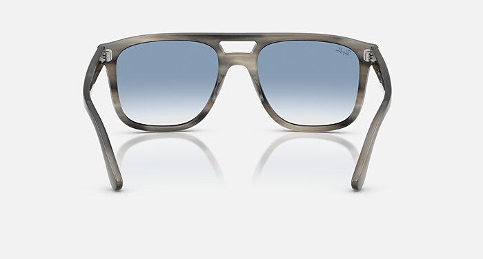 Ray-Ban Sunglasses Unisex Rb2213 - Havana Grey Frame Blue Lenses 55-20