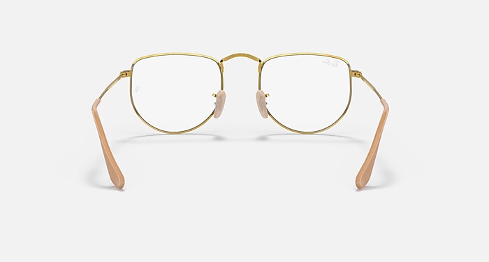 Ray-Ban Eyeglasses Unisex Elon Optics Prescription - Silver Frame Clear Lenses 50-20