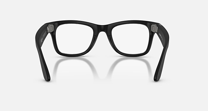 Ray-Ban Meta AI Glasses Black Frame Clear Lenses