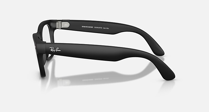 Ray-Ban Meta AI Glasses Black Frame Clear Lenses