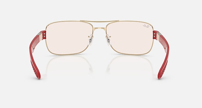 Ray-Ban Sunglasses Unisex Rb3763m Scuderia Ferrari Collection - Matte Black Frame Blue Lenses 64-17