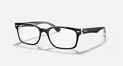 Ray-Ban Eyeglasses Unisex Rb5286 Optics Prescription - Grey Frame Clear Lenses 51-18 Polarized