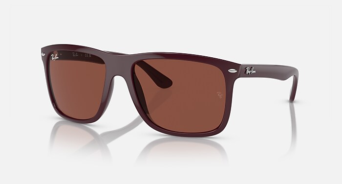BOYFRIEND TWO Sunglasses in Bordeaux and Red RB4547 Ray-Ban® CA
