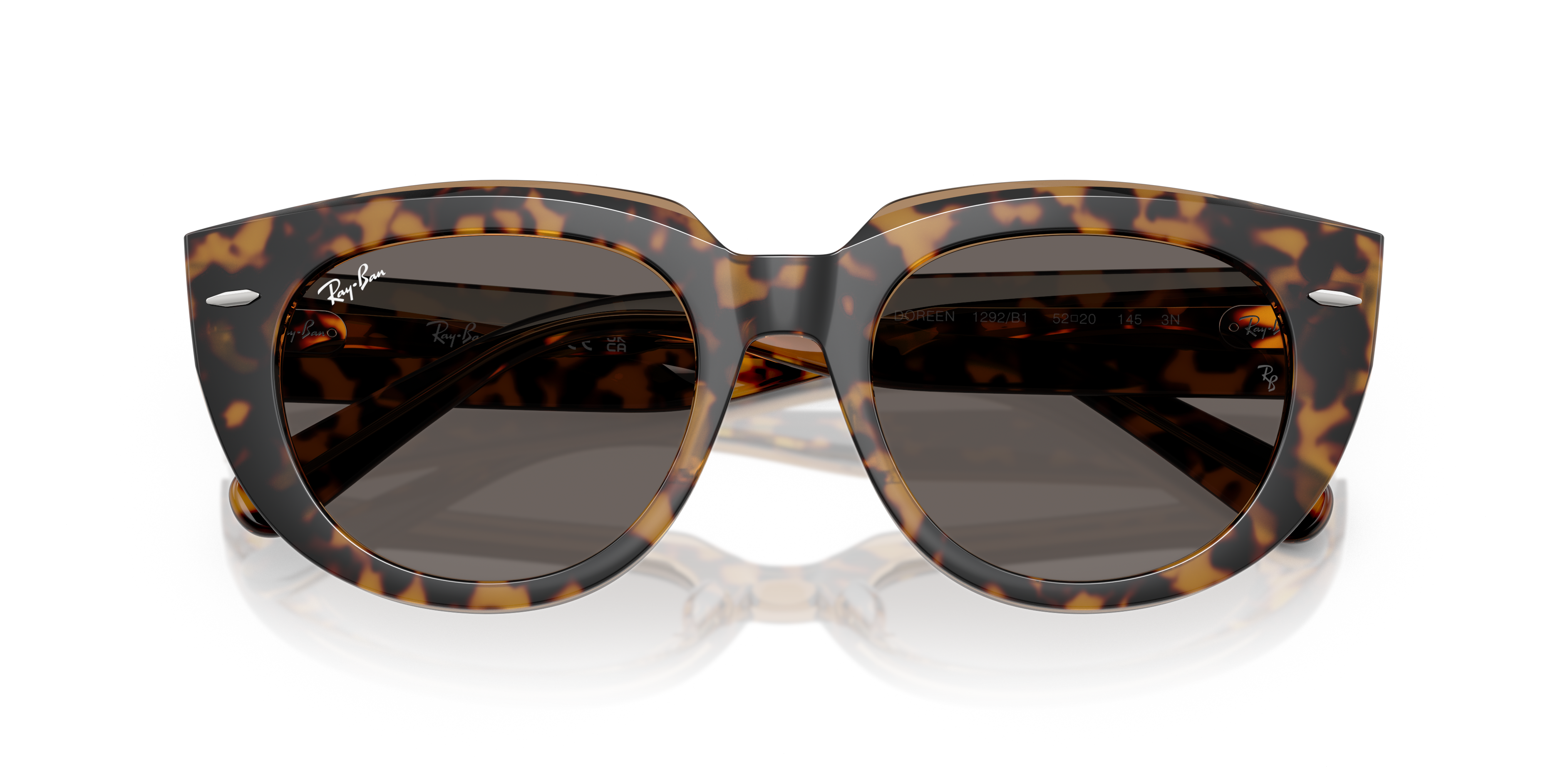 Ray-Ban サングラス DOREEN RB2286F 901/31 ブラック グリーン レイバン公式ストア】 Ray-Ban® DOREEN サングラス | 透明