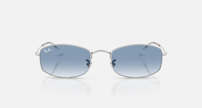 RB3832 Sunglasses in Silver and Clear Gradient Blue - RB3832 | Ray
