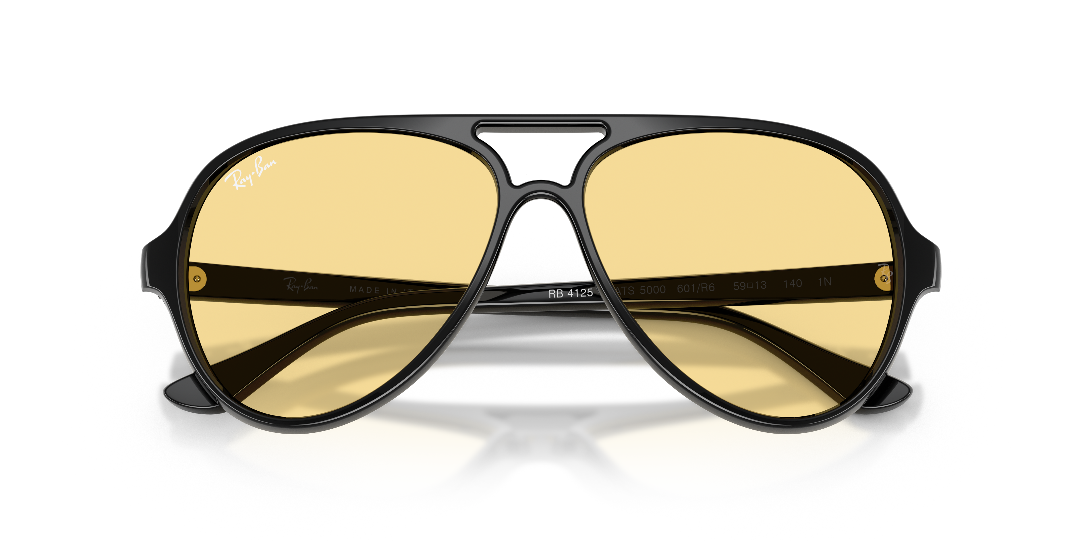 【中古】Ray-Ban CATS 5000 RB4125 べっ甲柄 サングラス 楽天市場】レイバン サングラス rb4125 59サイズ 710/51 RAYBAN CATS