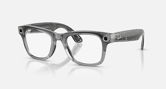 RAY-BAN META WAYFARER - GEN 2 Sunglasses in Transparent Grey and