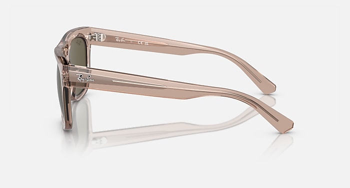 Ray-Ban Sunglasses Unisex Phil Bio-based - Transparent Light Brown Frame Brown Lenses 54-21