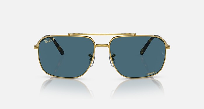 RB3796 Sunglasses in Gold and Blue - RB3796 | Ray-Ban® US display picture 1