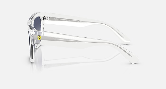 Ray-Ban Sunglasses Unisex Rb2217m Home Race Special Edition 2025 - Transparent Frame Grey Lenses 53-21