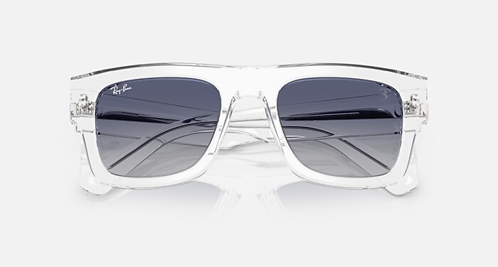 Ray-Ban Sunglasses Unisex Rb2217m Home Race Special Edition 2025 - Transparent Frame Grey Lenses 53-21