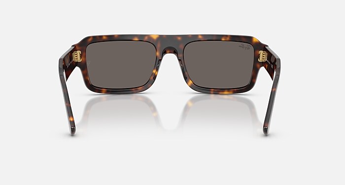 Ray-Ban Sunglasses Unisex Lukas Bio-based - Black Frame Green Lenses 53-20