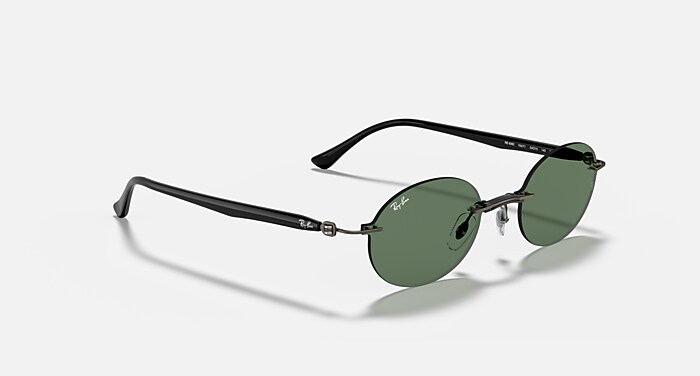 RB8060 Sunglasses in Dark Gunmetal and Green - RB8060 | Ray-Ban®