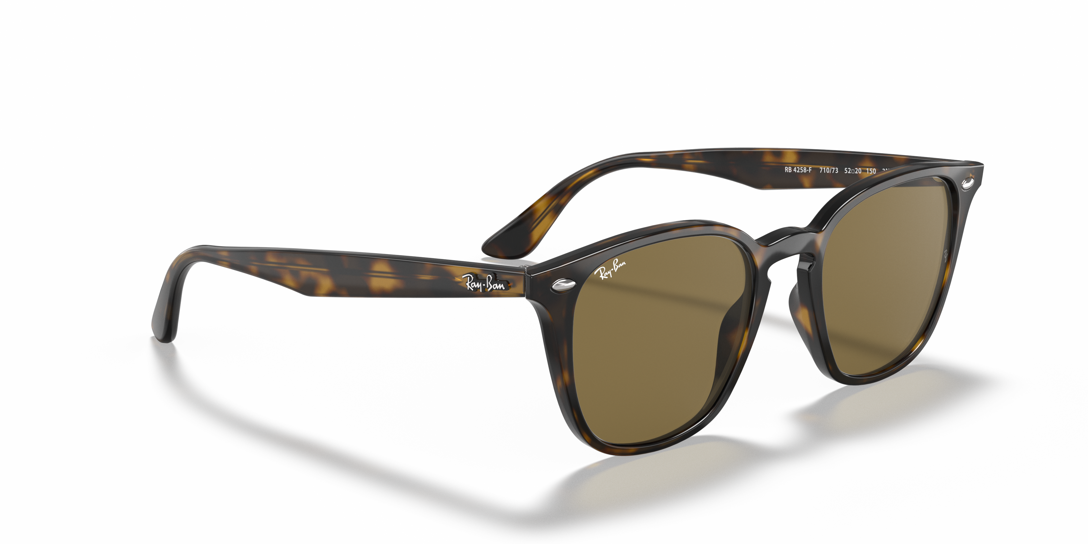 Ray-Ban レイバン RB4258-F 710/11 RB4258 Sunglasses in Light Havana and B-15 Brown - RB4258F