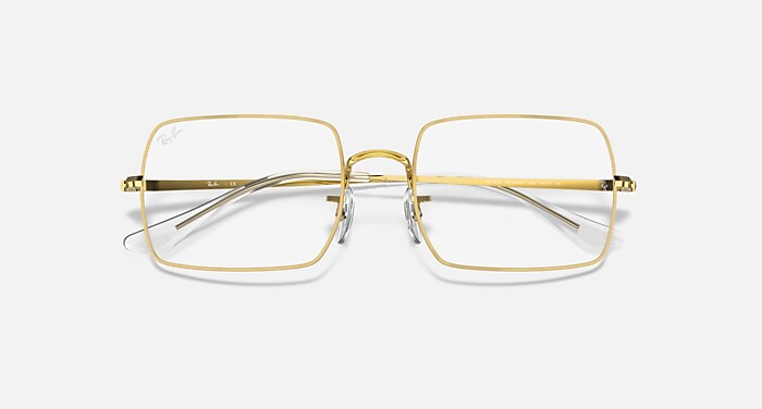 RB1969V RECTANGLE Eyeglasses with Gold Frame - RB1969V | Ray