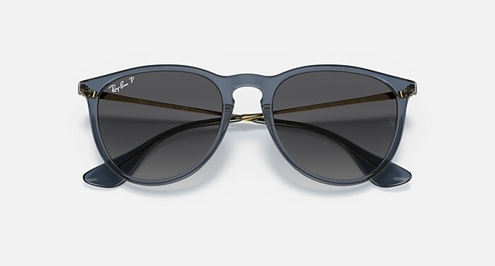 ERIKA CLASSIC Sunglasses in Transparent Blue and Grey  display picture 1
